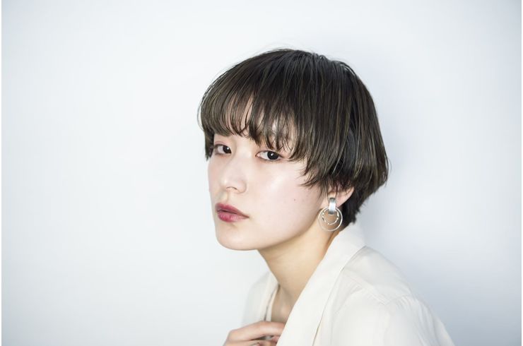 逆三角　ショート　マッシュ