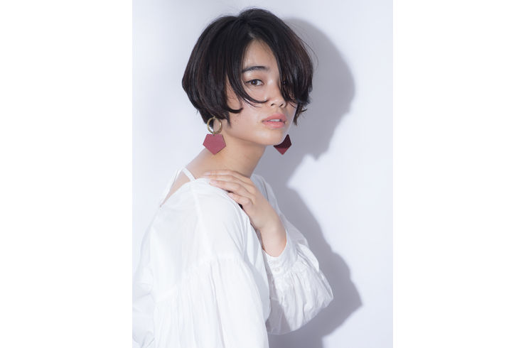 ベース型　前下がりショート